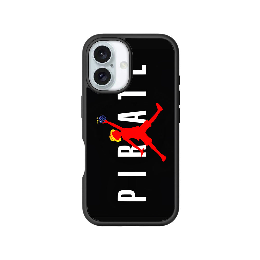 Pirate Luffy 3D Skin with Shockguard Armour Magsafe Case for Apple iPhone 16