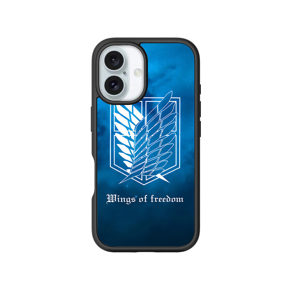 Scouting Legion AOT 3D Skin with Shockguard Armour Magsafe Case for Apple iPhone 16 Plus