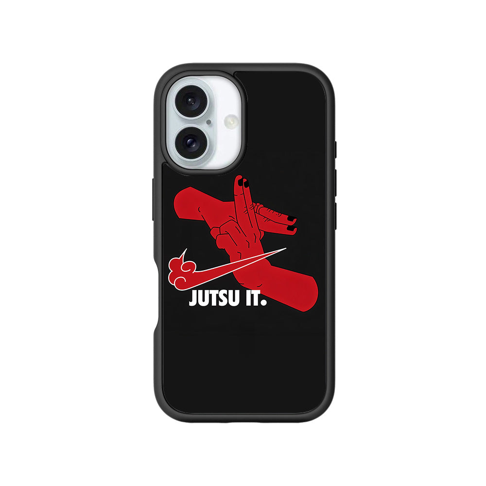 Just Jutsu It 3D Skin with Shockguard Armour Magsafe Case for Apple iPhone 16