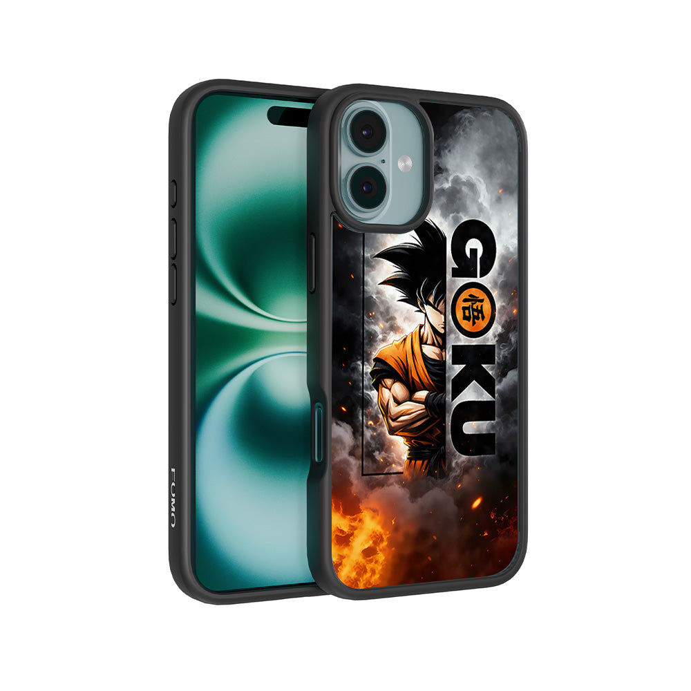 Goku Power Mode Anime 3D Skin with Shockguard Armour Magsafe Case for Apple iPhone 16