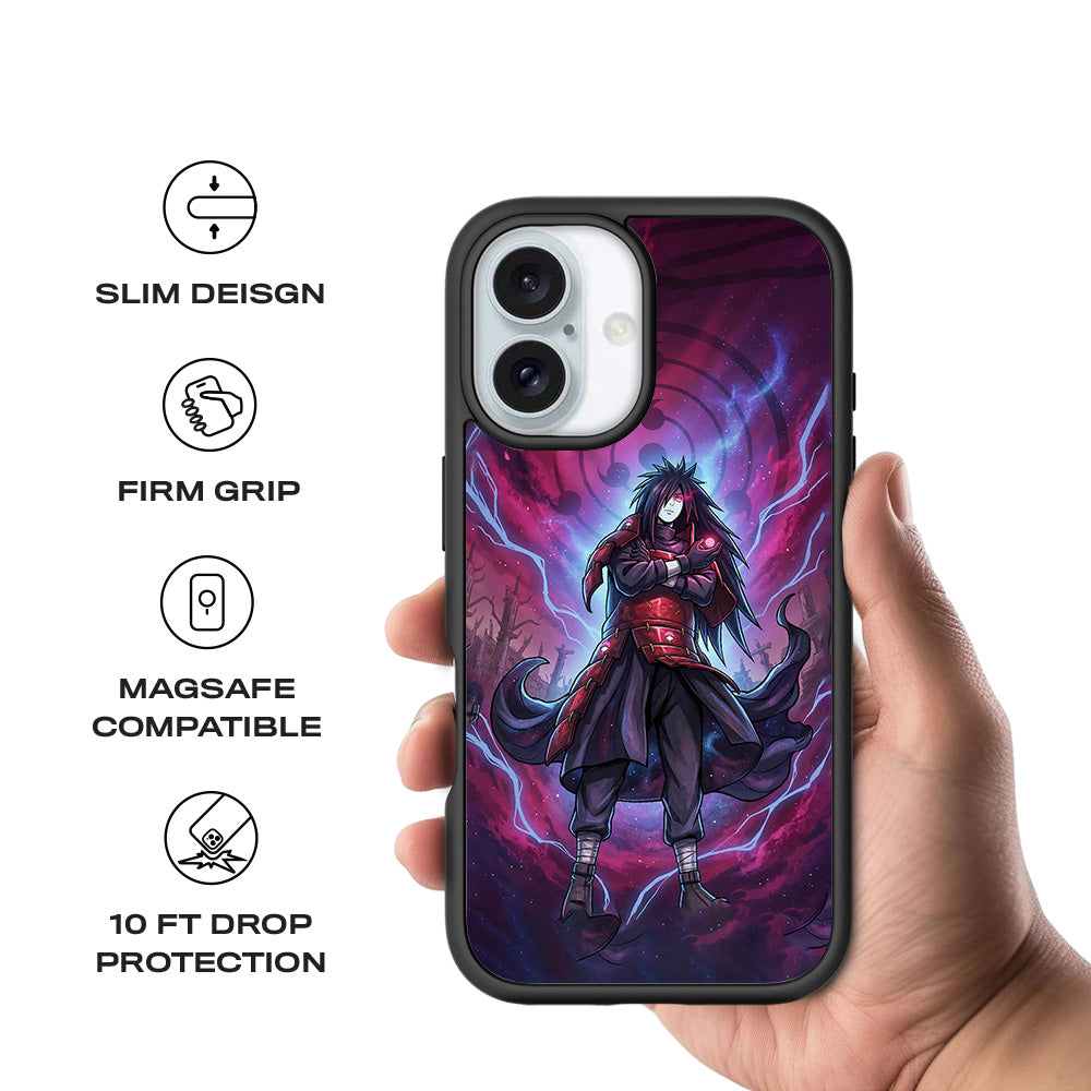 Madara Eternal Shinobi Anime 3D Skin with Shockguard Armour Magsafe Case for Apple iPhone 16 Plus