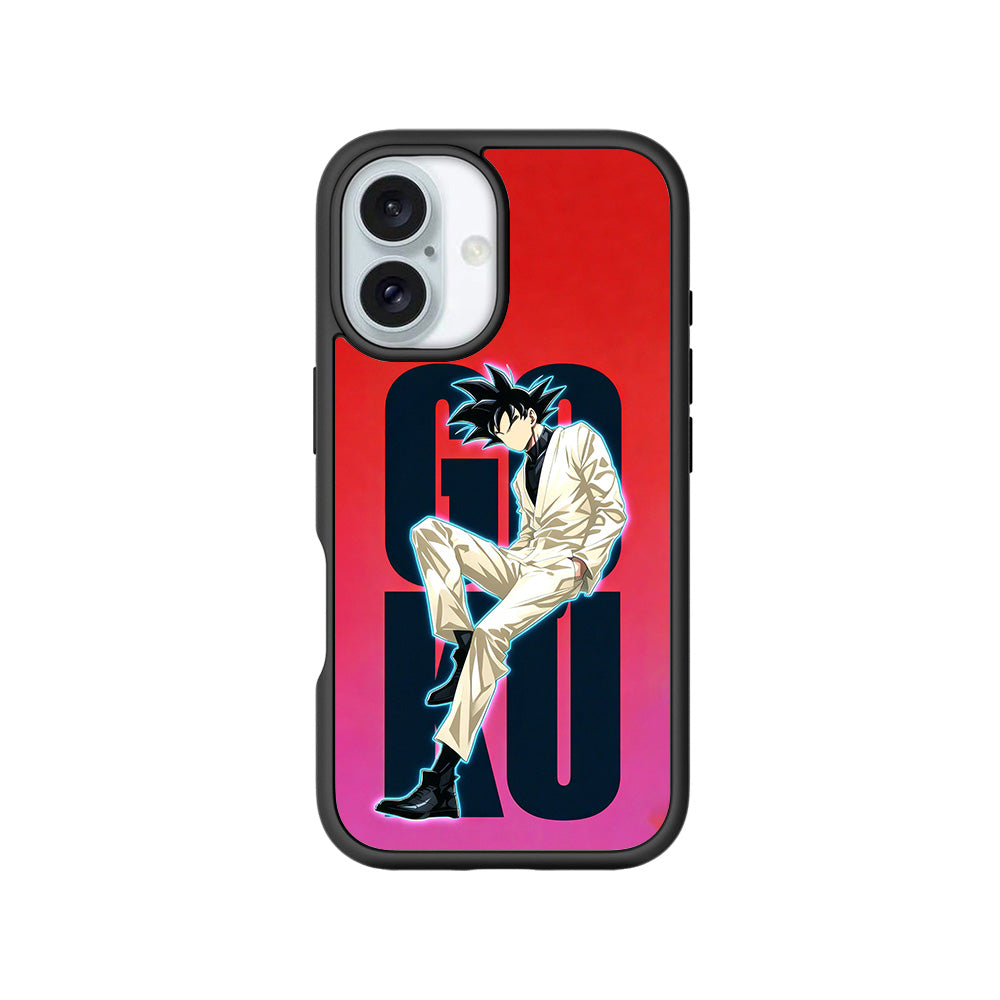 Goku Streetwear Aura 3D Skin with Shockguard Armour Magsafe Case for Apple iPhone 16
