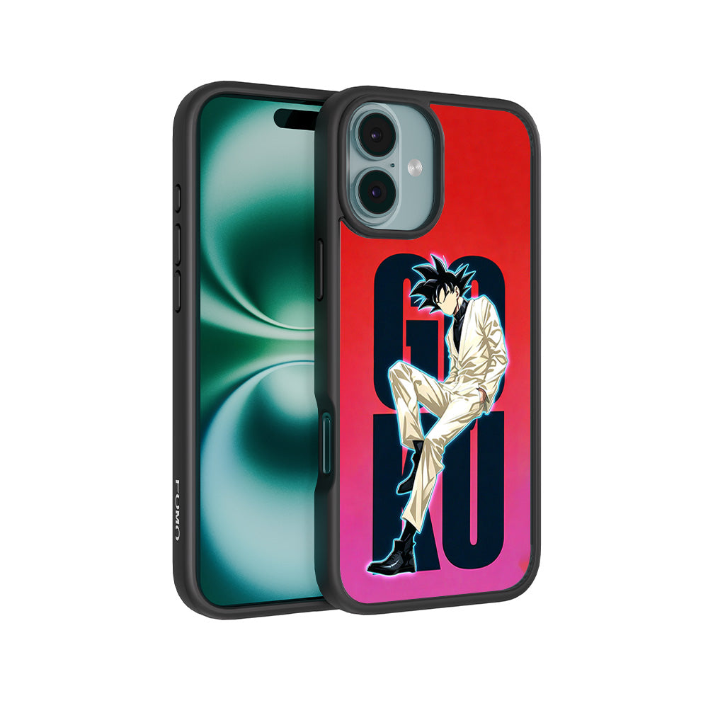 Goku Streetwear Aura 3D Skin with Shockguard Armour Magsafe Case for Apple iPhone 16
