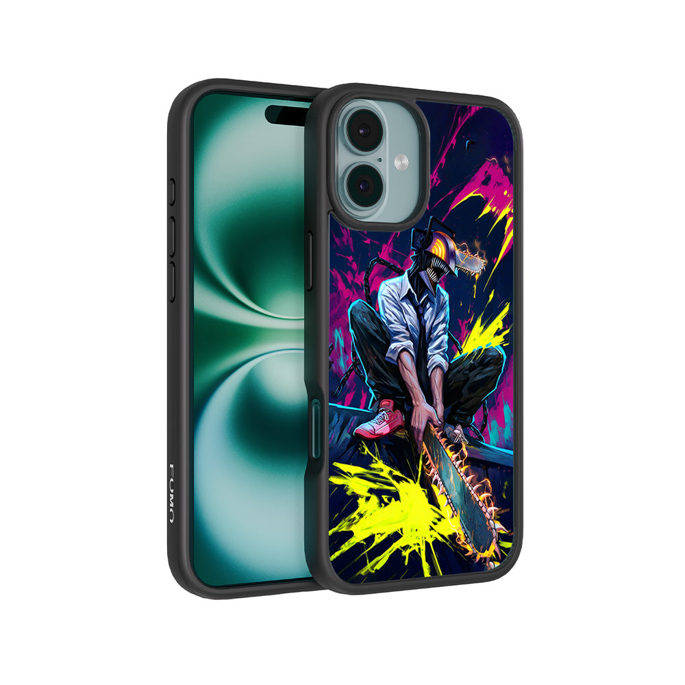 Chainsaw Man Denji 3D Skin with Shockguard Armour Magsafe Case for Apple iPhone 16