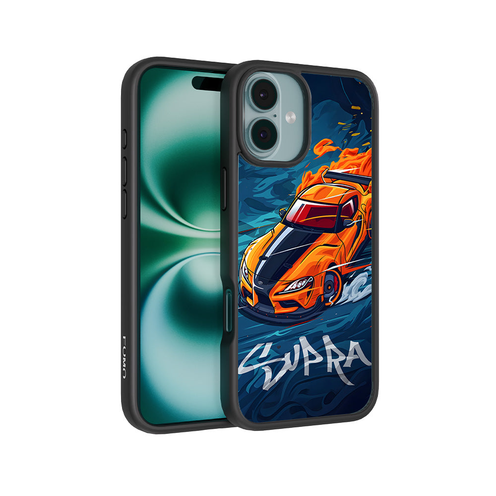 Blazing Supra 3D Skin with Shockguard Armour Magsafe Case for Apple iPhone 16
