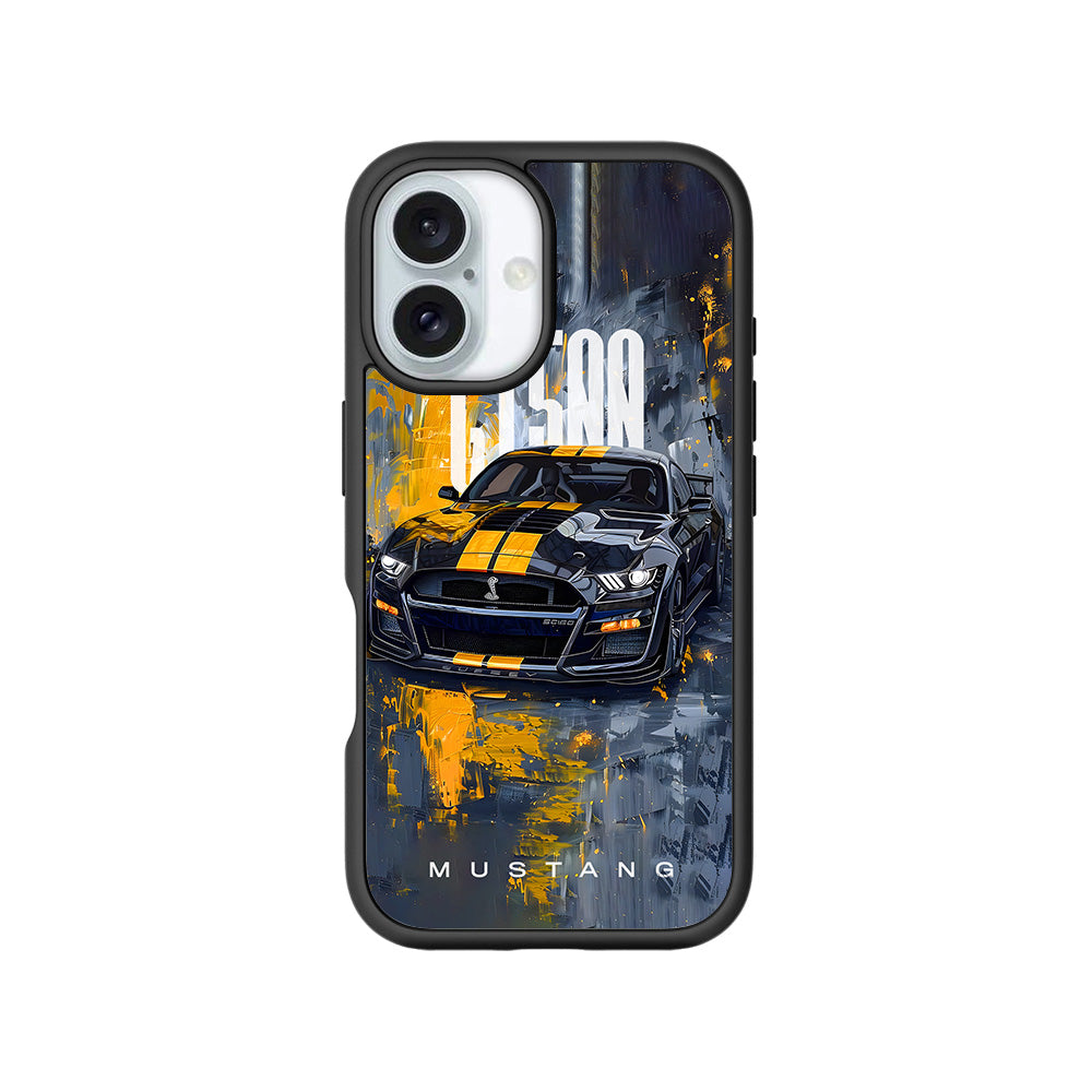 Ford Mustang GT500 3D Skin with Shockguard Armour Magsafe Case for Apple iPhone 16 Plus