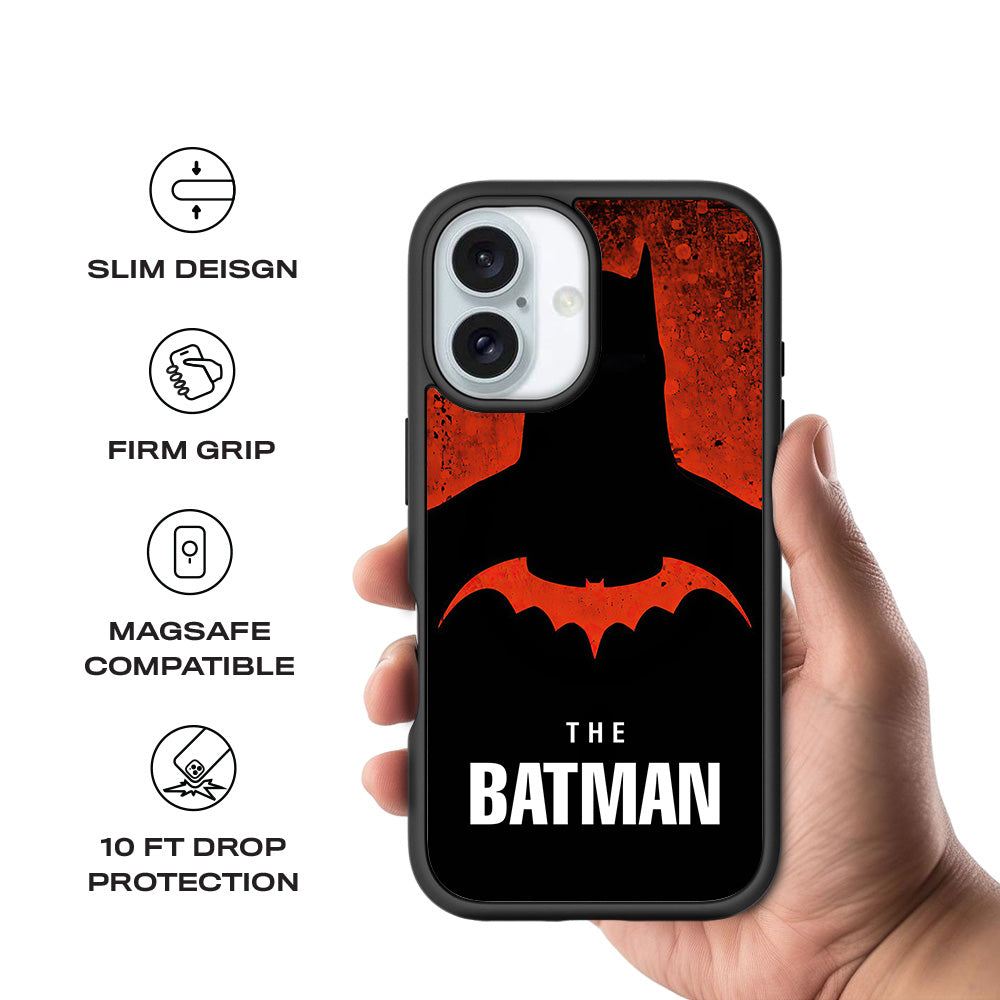 The Batman Comic 3D Skin with Shockguard Armour Magsafe Case for Apple iPhone 16 Plus