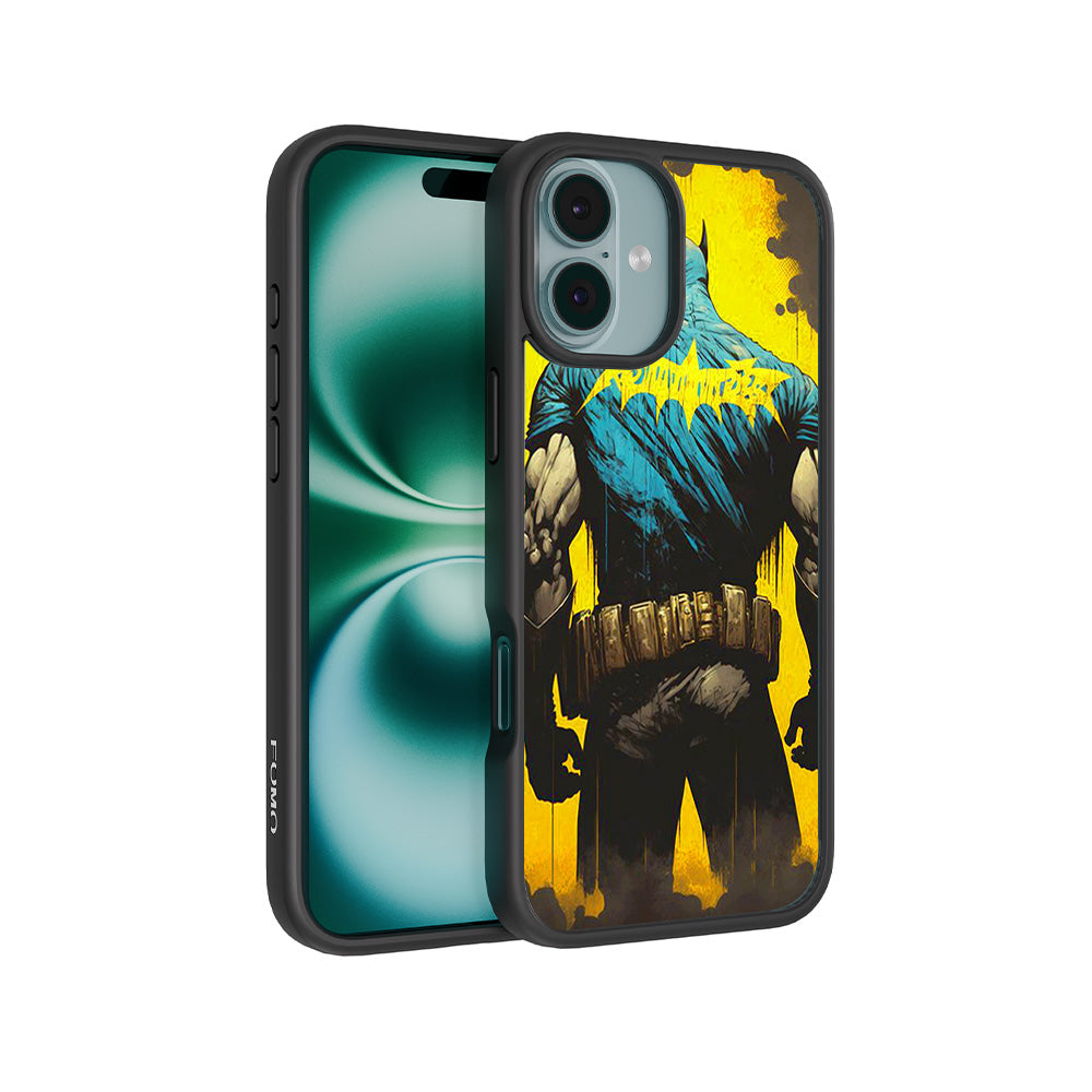 Batman Painted in Shadows Comics 3D Skin with Shockguard Armour Magsafe Case for Apple iPhone 16
