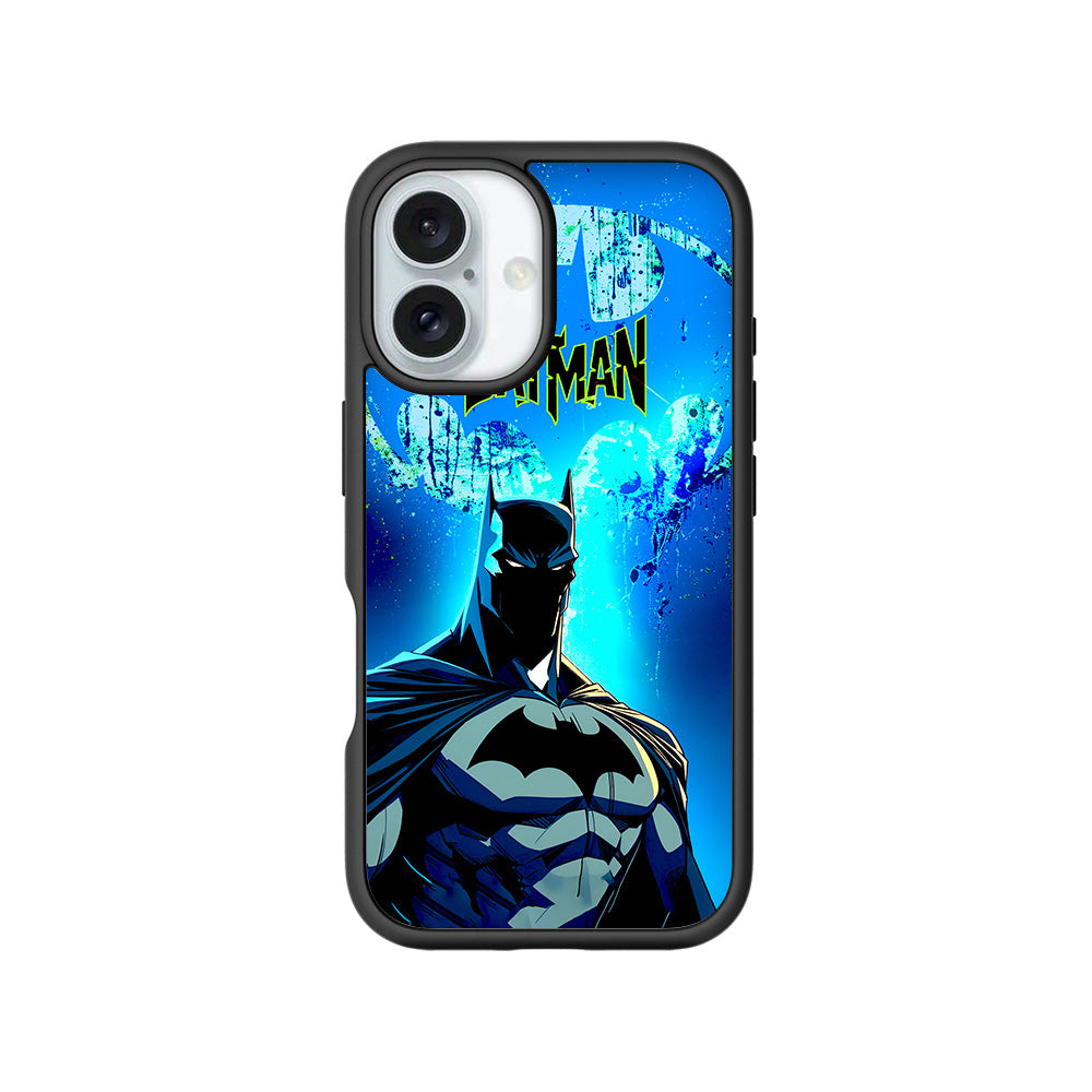 Batman Dark Knight Bright Style Comics 3D Skin with Shockguard Armour Magsafe Case for Apple iPhone 16