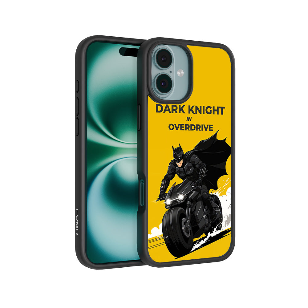 Dark Knight Overdrive Comics 3D Skin with Shockguard Armour Magsafe Case for Apple iPhone 16