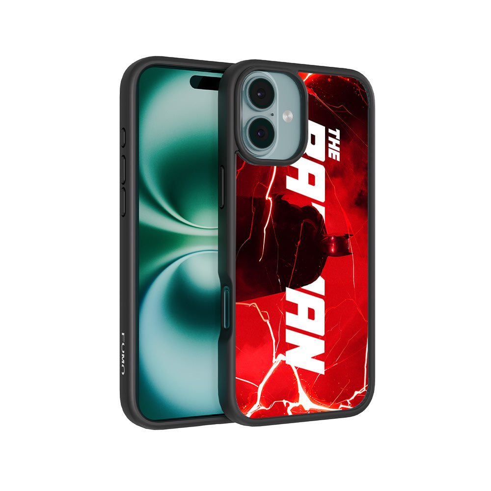 Red Rage Batman Comics 3D Skin with Shockguard Armour Magsafe Case for Apple iPhone 16 Plus