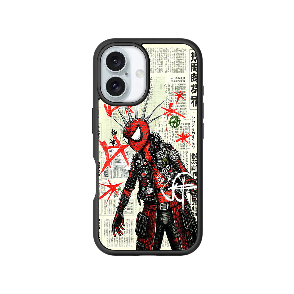 Spider Rage 3D Skin with Shockguard Armour Magsafe Case for Apple iPhone 16