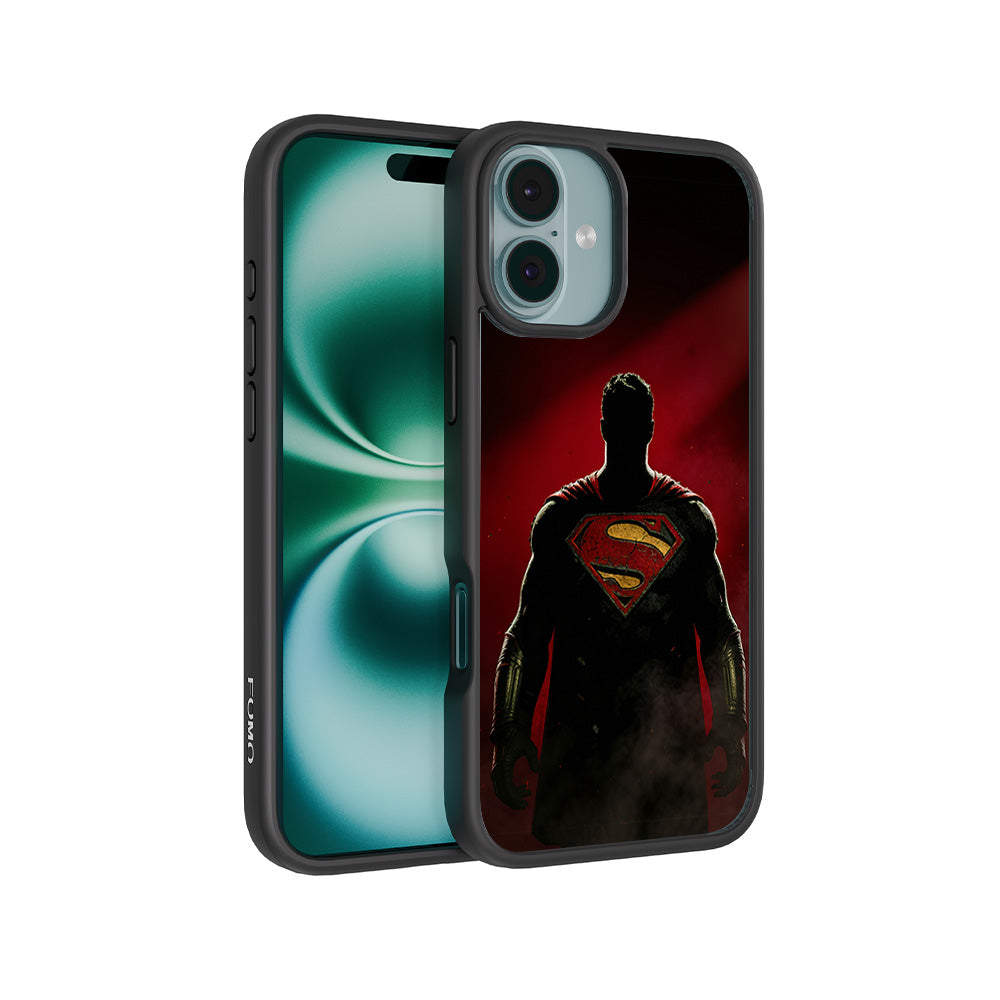 Man of Steel 3D Skin with Shockguard Armour Magsafe Case for Apple iPhone 16 Plus