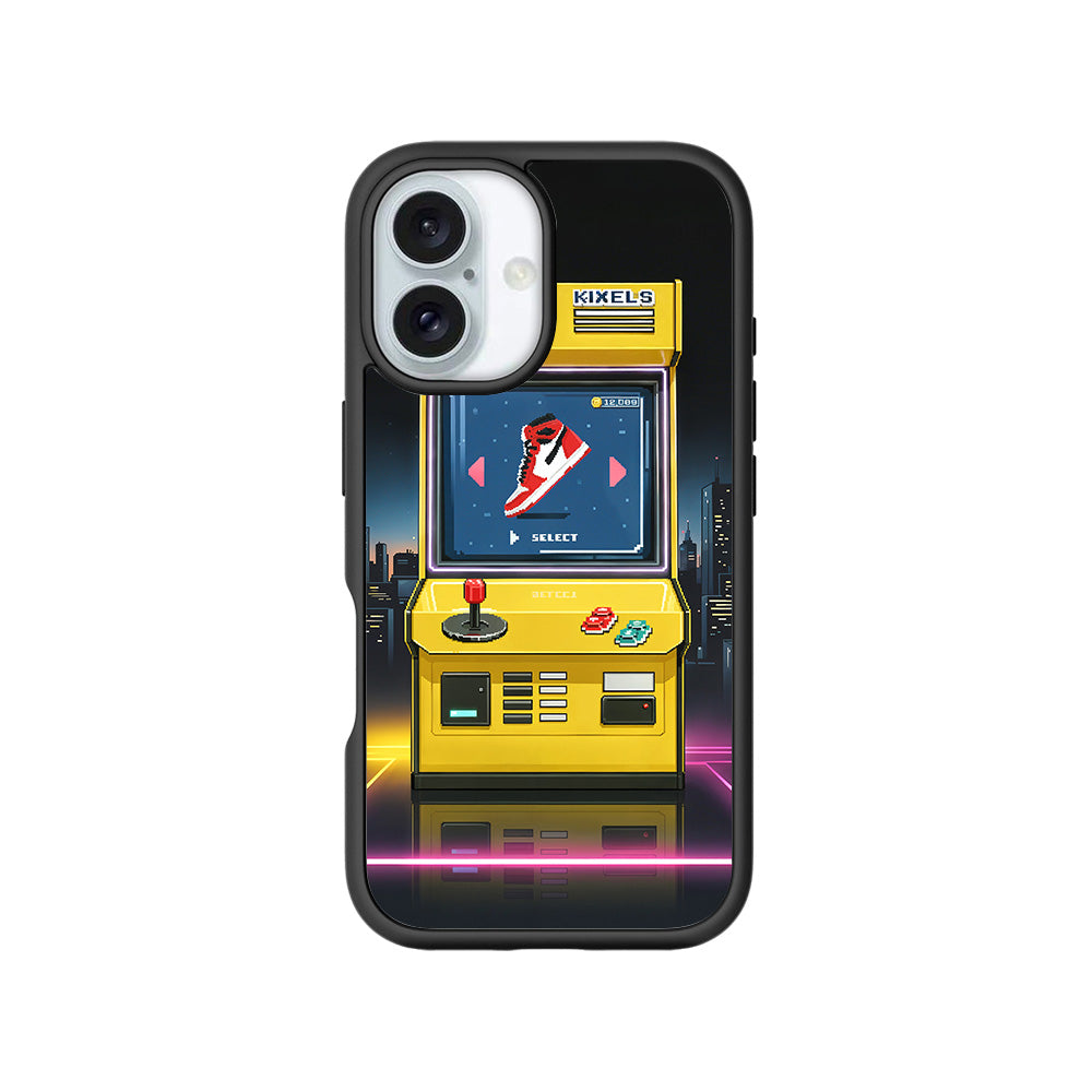 Pixel Sneaker Arcade 3D Skin with Shockguard Armour Magsafe Case for Apple iPhone 16 Plus