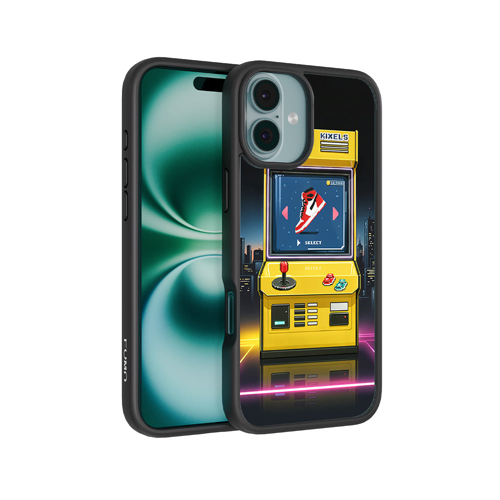 Pixel Sneaker Arcade 3D Skin with Shockguard Armour Magsafe Case for Apple iPhone 16 Plus