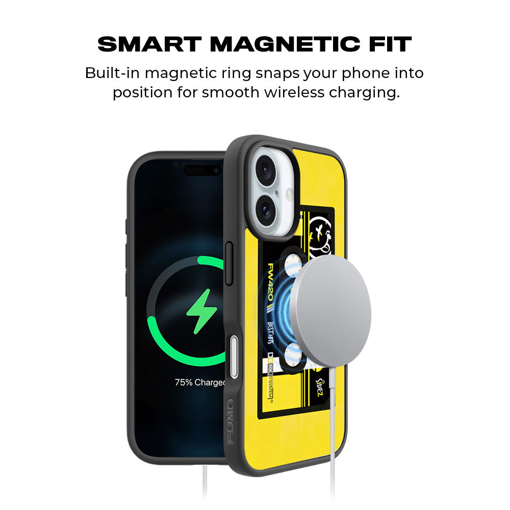 Meta Culture 3D Skin with Shockguard Armour Magsafe Case for Apple iPhone 16
