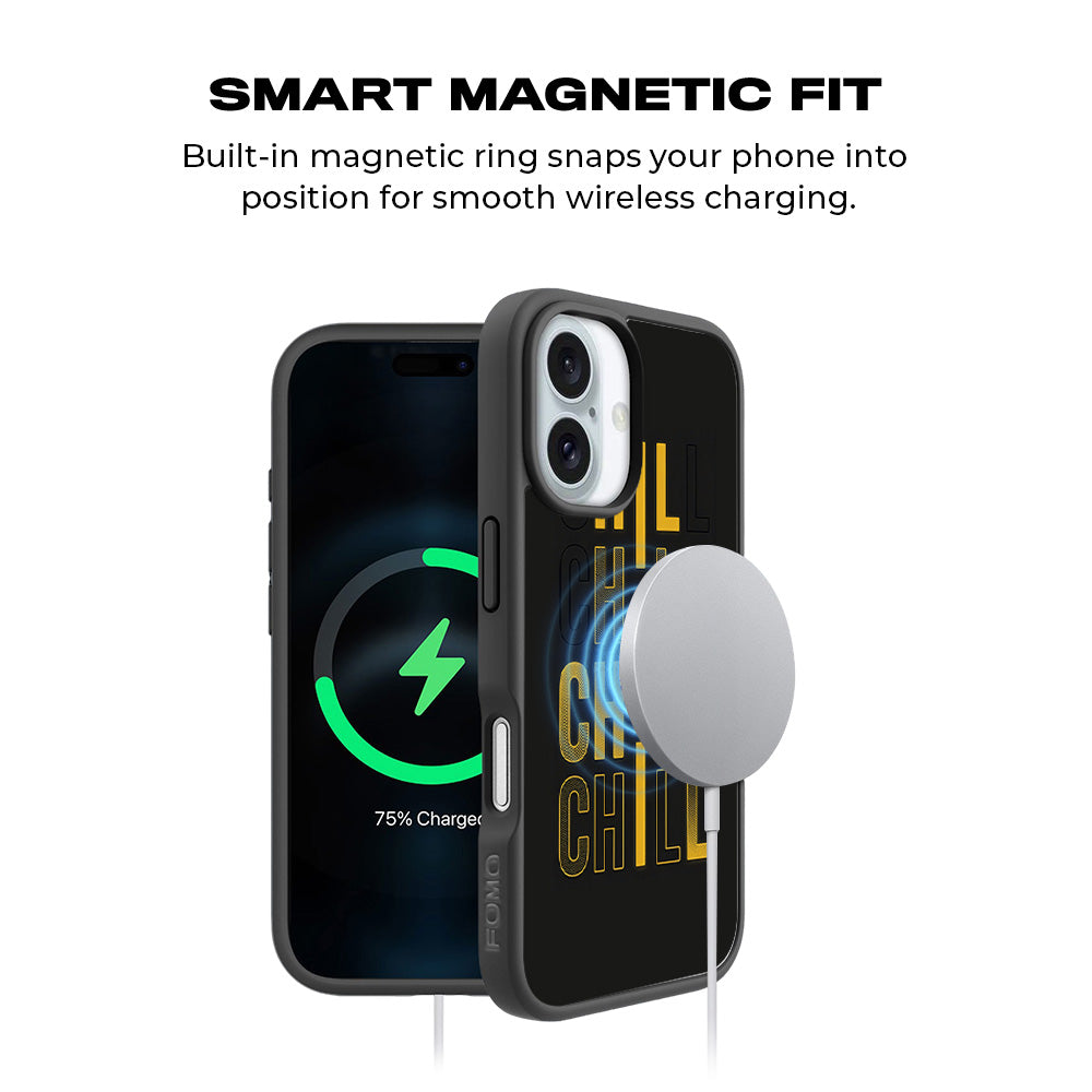 Chill Mode On 3D Skin with Shockguard Armour Magsafe Case for Apple iPhone 16 Plus