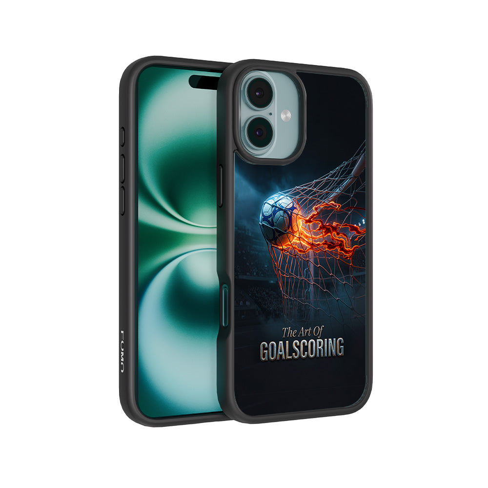 The Art of Goal Scoring Football Sports 3D Skin with Shockguard Armour Magsafe Case for Apple iPhone 16