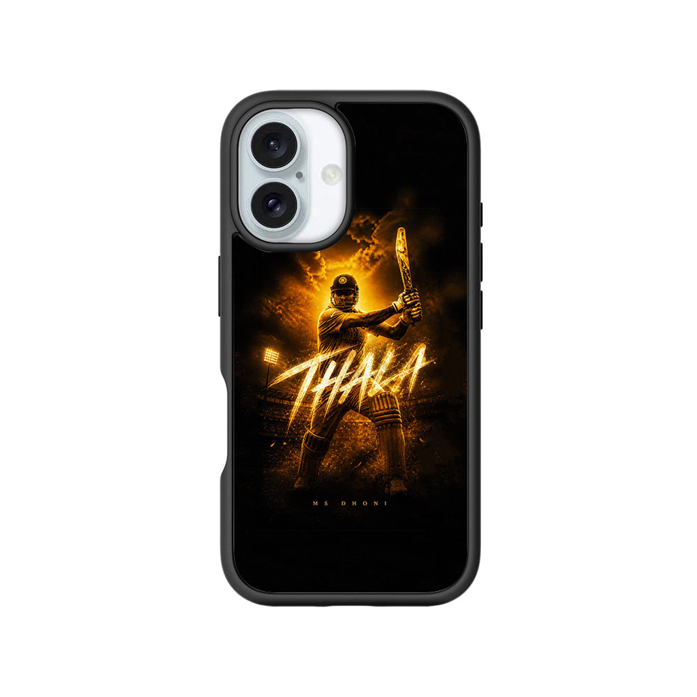 MS Dhoni THALA Cricket Sports 3D Skin with Shockguard Armour Magsafe Case for Apple iPhone 16