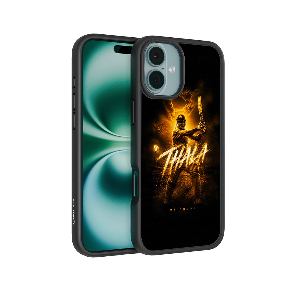 MS Dhoni THALA Cricket Sports 3D Skin with Shockguard Armour Magsafe Case for Apple iPhone 16