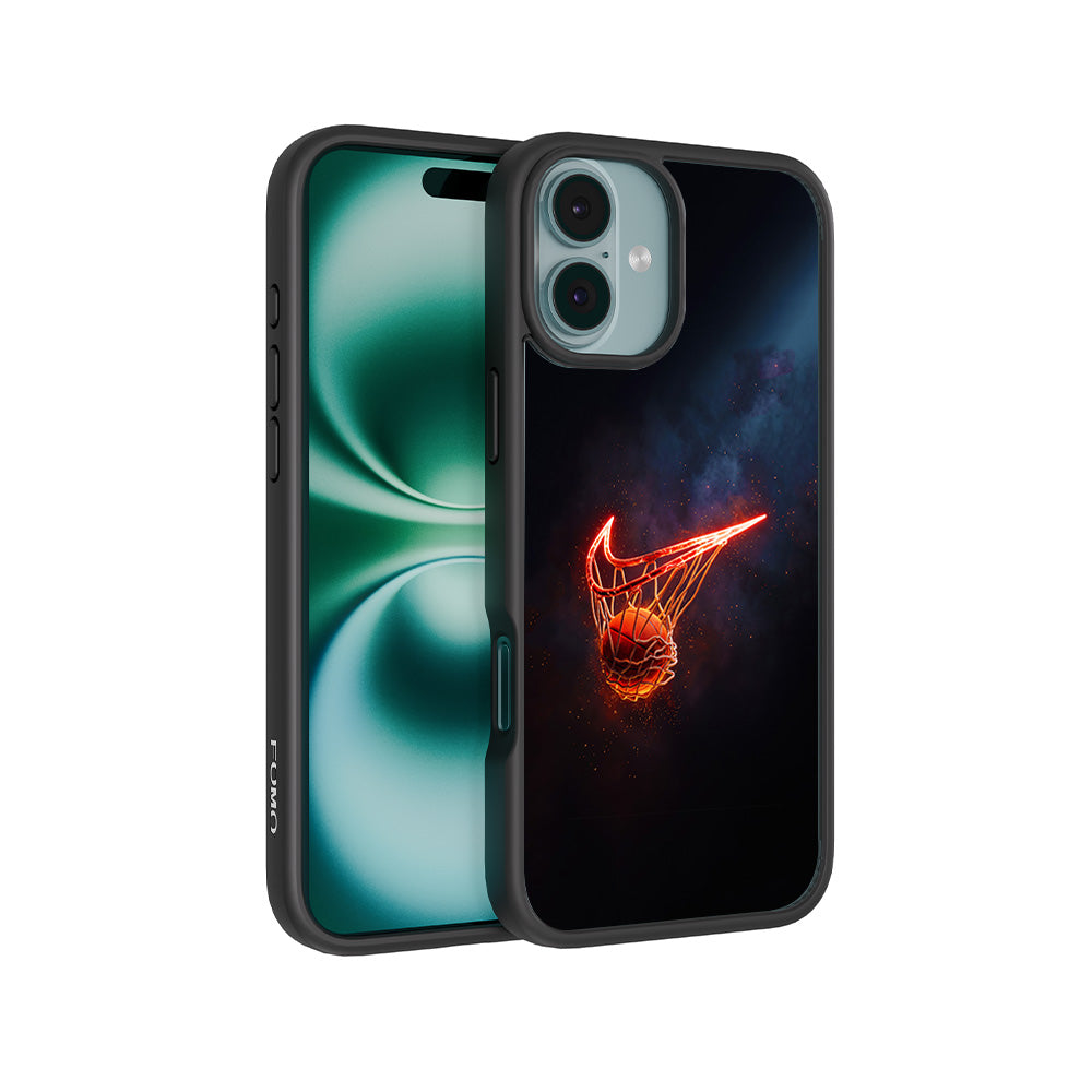 Basketball Nike Fire Sports 3D Skin with Shockguard Armour Magsafe Case for Apple iPhone 16