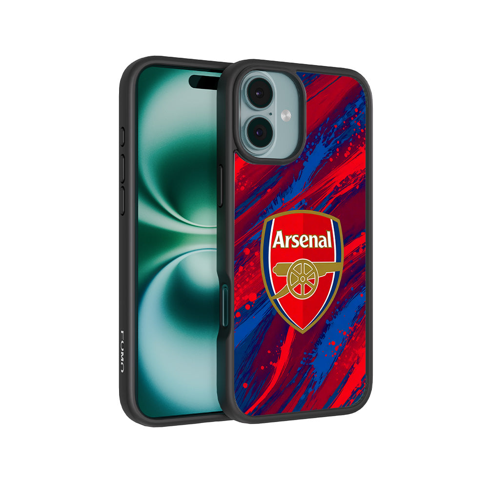 Arsenal Modern Crest Sports 3D Skin with Shockguard Armour Magsafe Case for Apple iPhone 16