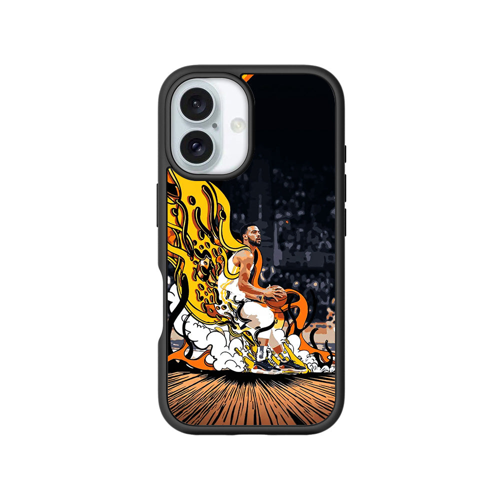 Crimson Victory Ronaldo 3D Skin with Shockguard Armour Magsafe Case for Apple iPhone 16 Plus