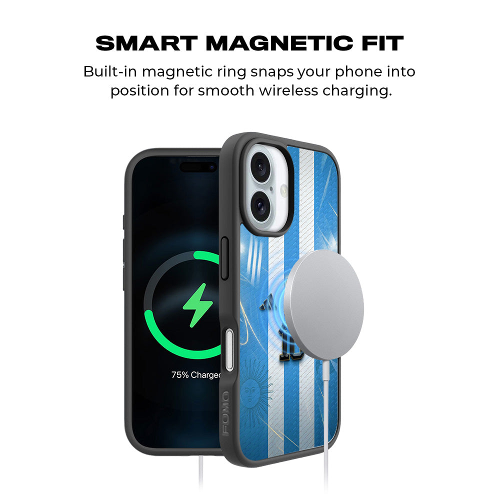AFA 10 Champion Sports 3D Skin with Shockguard Armour Magsafe Case for Apple iPhone 16 Plus