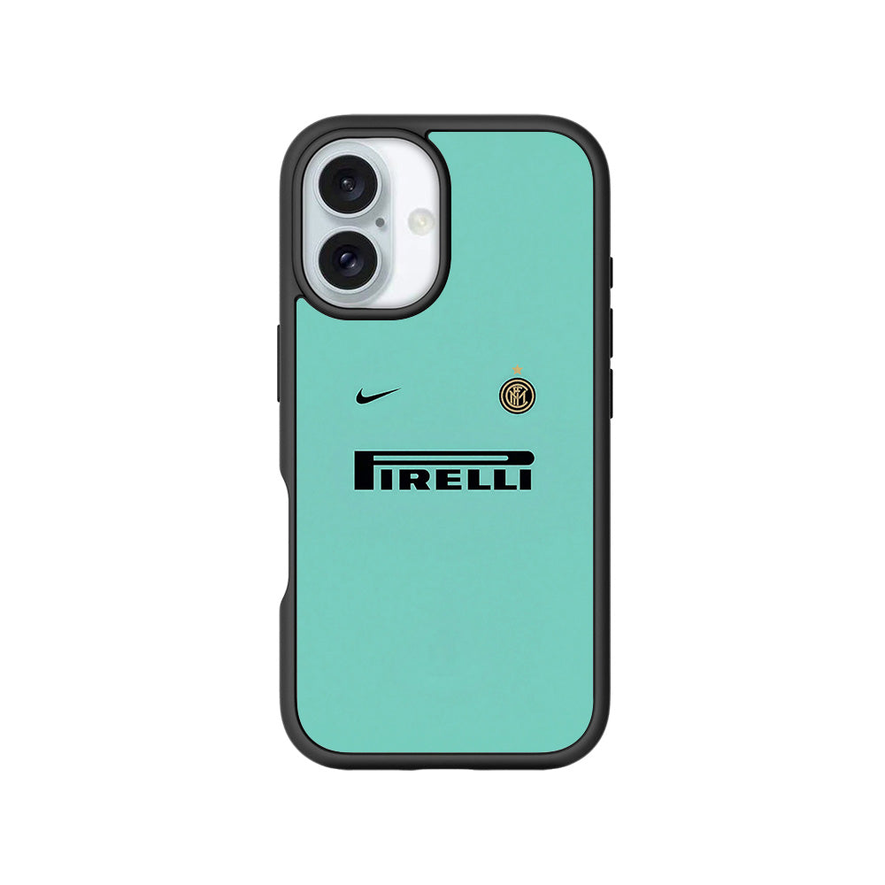 Pirelli Green 3D Skin with Shockguard Armour Magsafe Case for Apple iPhone 16