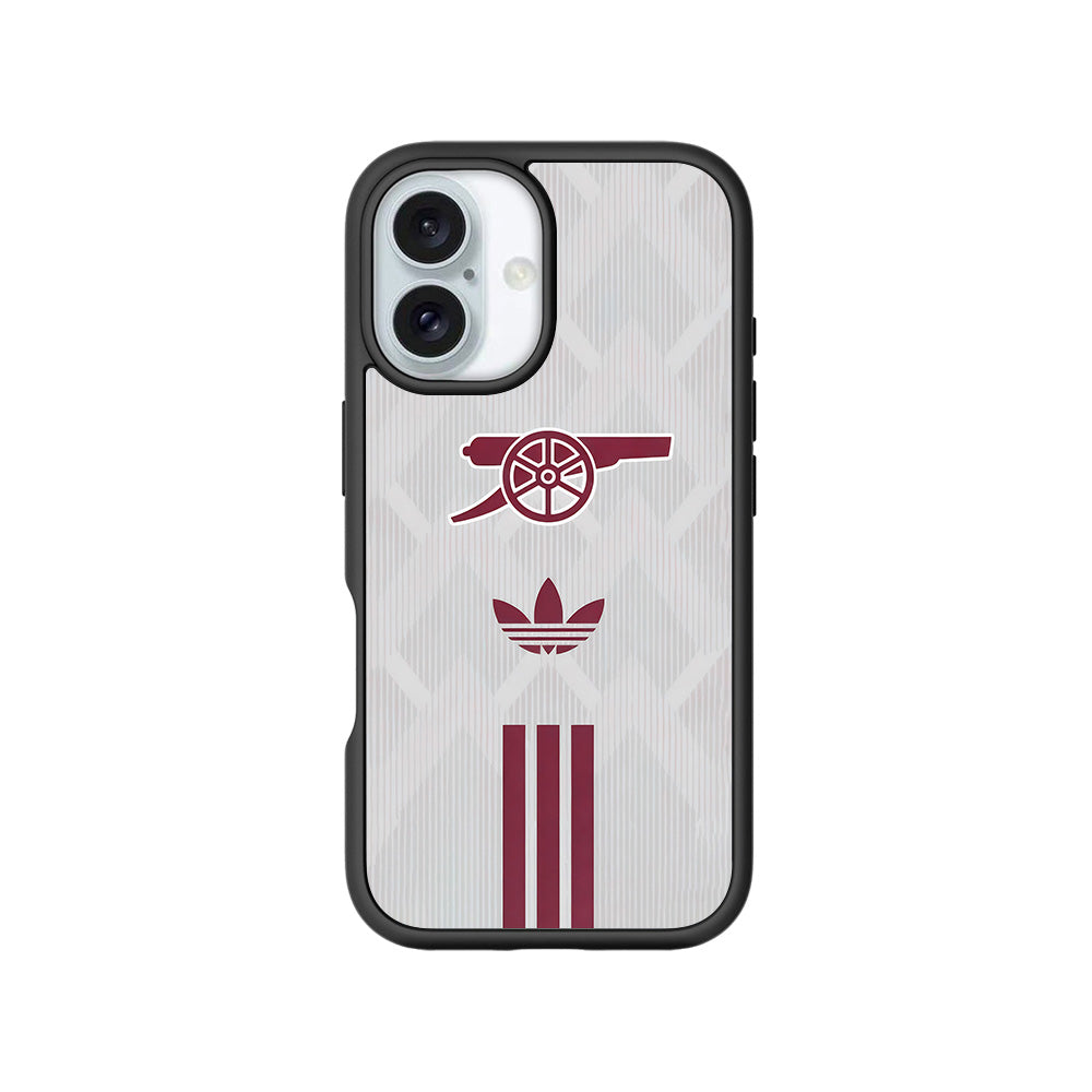 Arsenal x Adidas 3D Skin with Shockguard Armour Magsafe Case for Apple iPhone 16