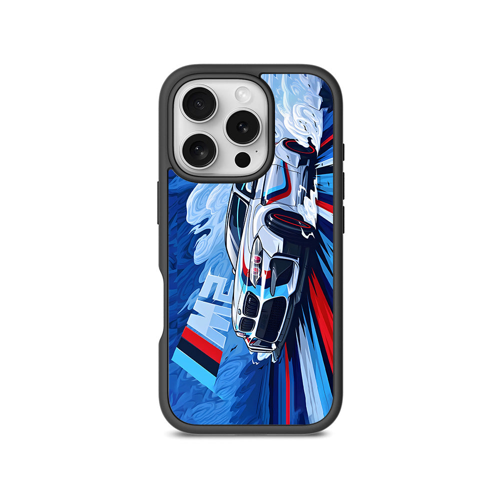BMW M2 3D Skin with Shockguard Armour Magsafe Case for Apple iPhone 16 Pro