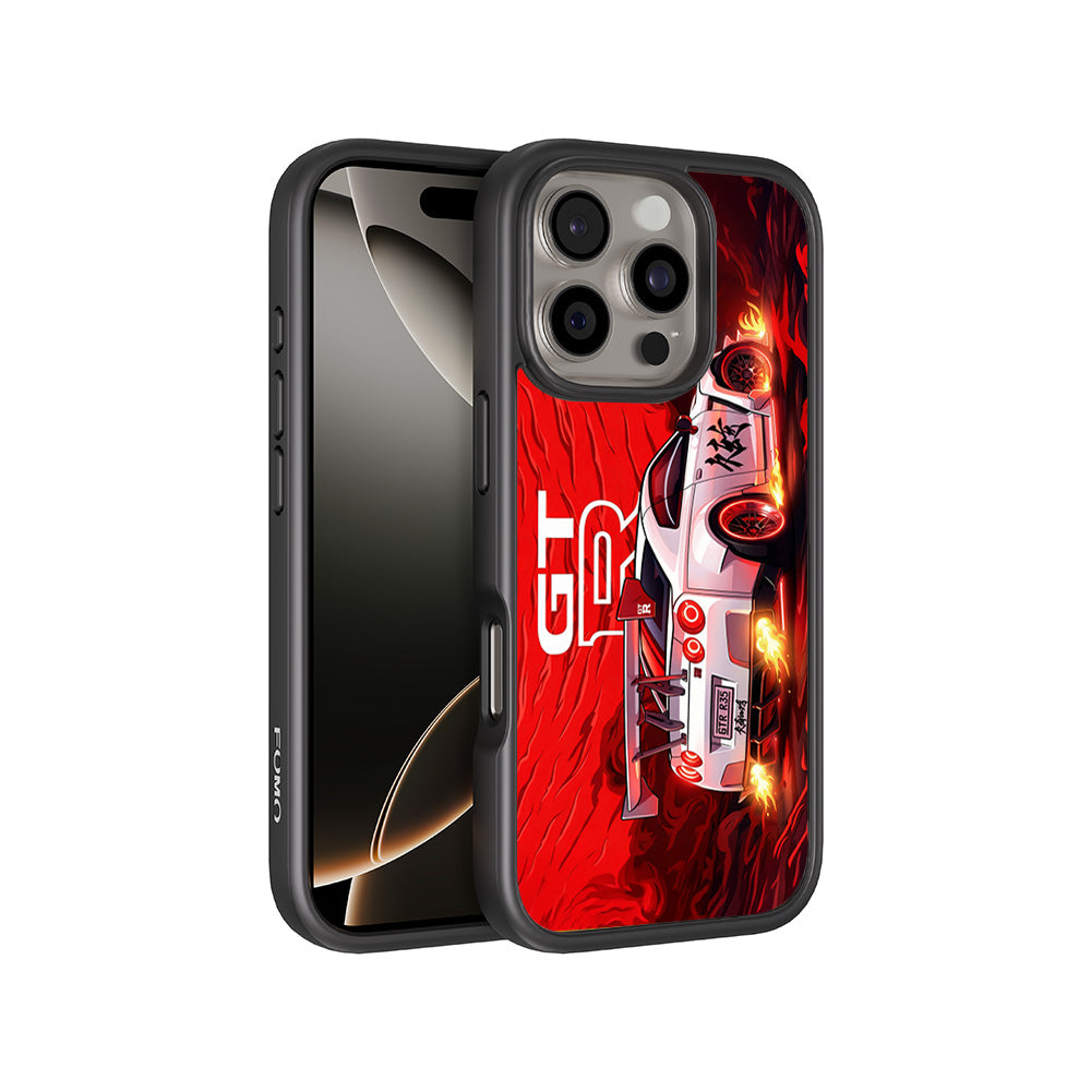 Nissan GTR Racing Edition 3D Skin with Shockguard Armour Magsafe Case for Apple iPhone 16 Pro Max