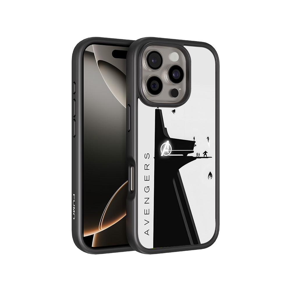 Avengers In Action 3D Skin with Shockguard Armour Magsafe Case for Apple iPhone 16 Pro