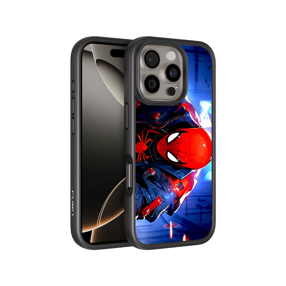 Spider-Man Reloaded 3D Skin with Shockguard Armour Magsafe Case for Apple iPhone 16 Pro Max