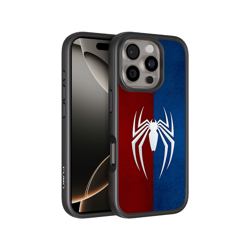 Spidey Emblem 3D Skin with Shockguard Armour Magsafe Case for Apple iPhone 16 Pro Max