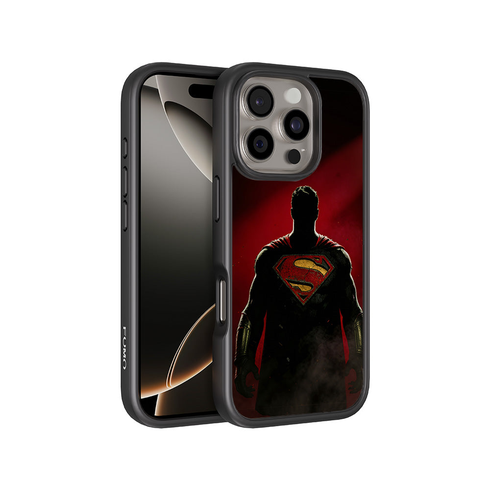 Man of Steel 3D Skin with Shockguard Armour Magsafe Case for Apple iPhone 16 Pro