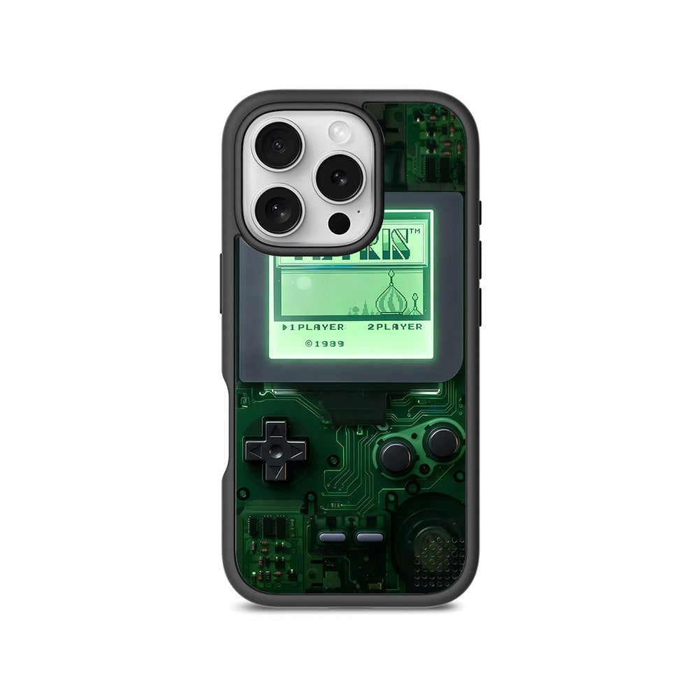 Tetris Classic 3D Skin with Shockguard Armour Magsafe Case for Apple iPhone 16 Pro