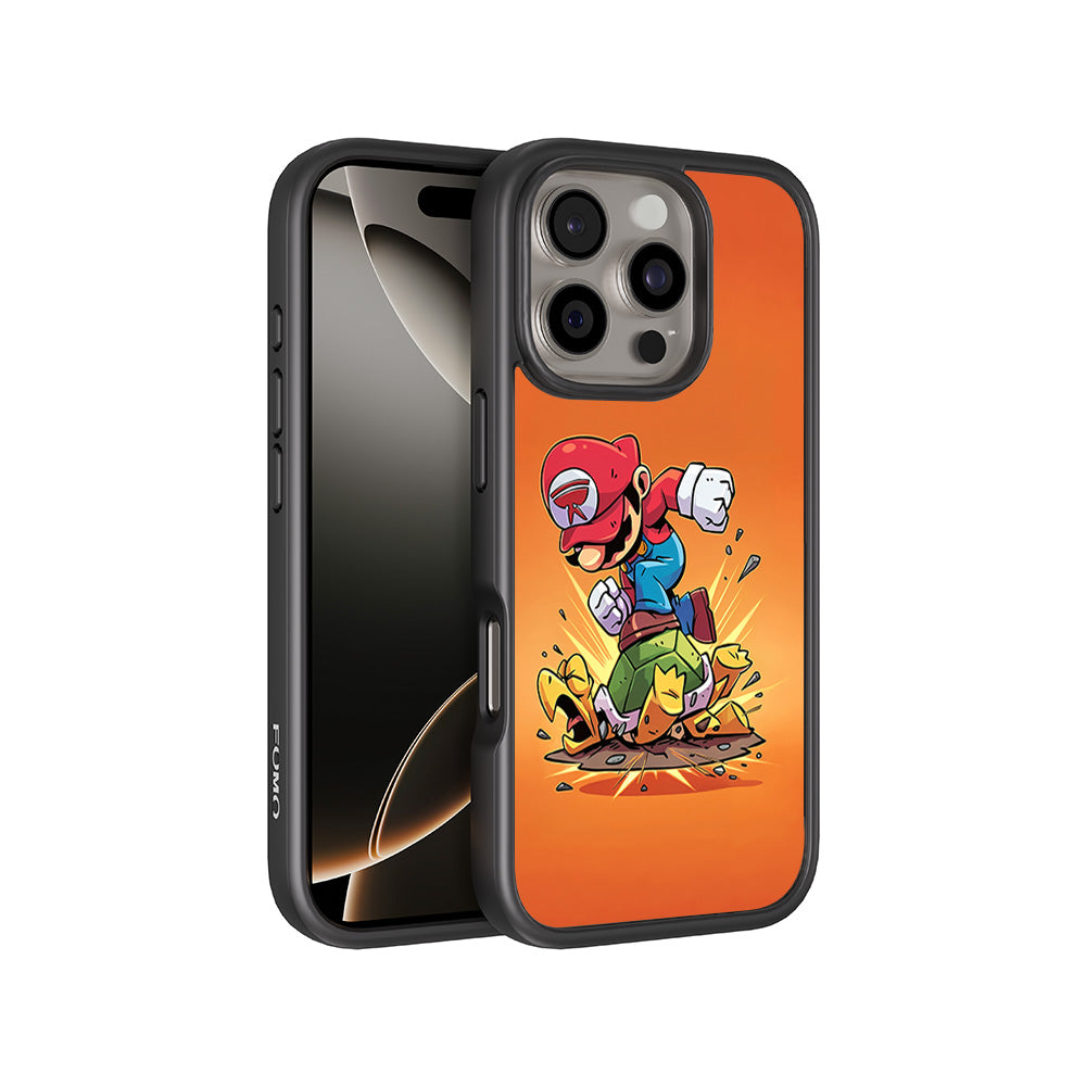 Super Mario Smash 3D Skin with Shockguard Armour Magsafe Case for Apple iPhone 16 Pro Max