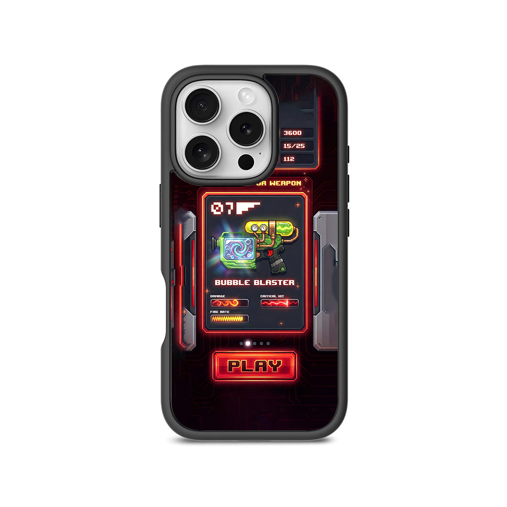 Bubble Blaster 3D Skin with Shockguard Armour Magsafe Case for Apple iPhone 16 Pro