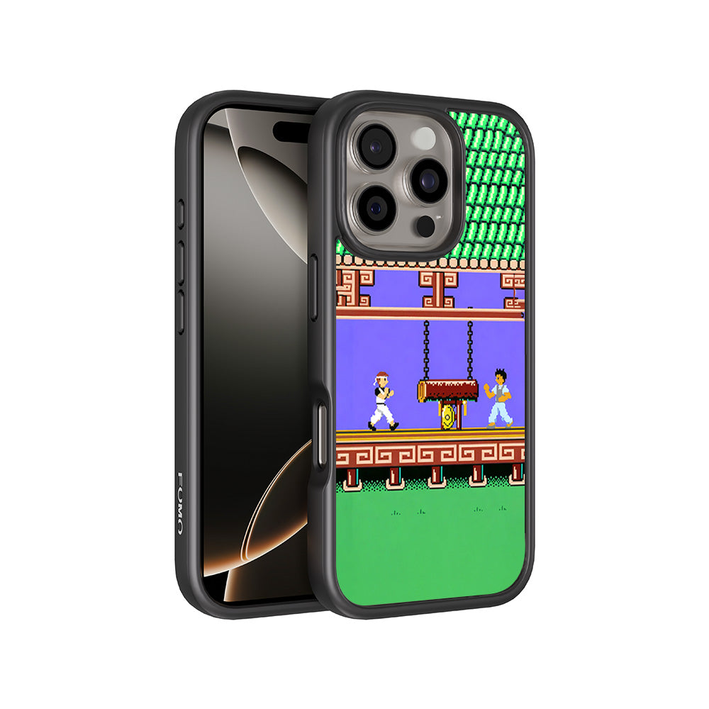 Kung Fu Clash 3D Skin with Shockguard Armour Magsafe Case for Apple iPhone 16 Pro