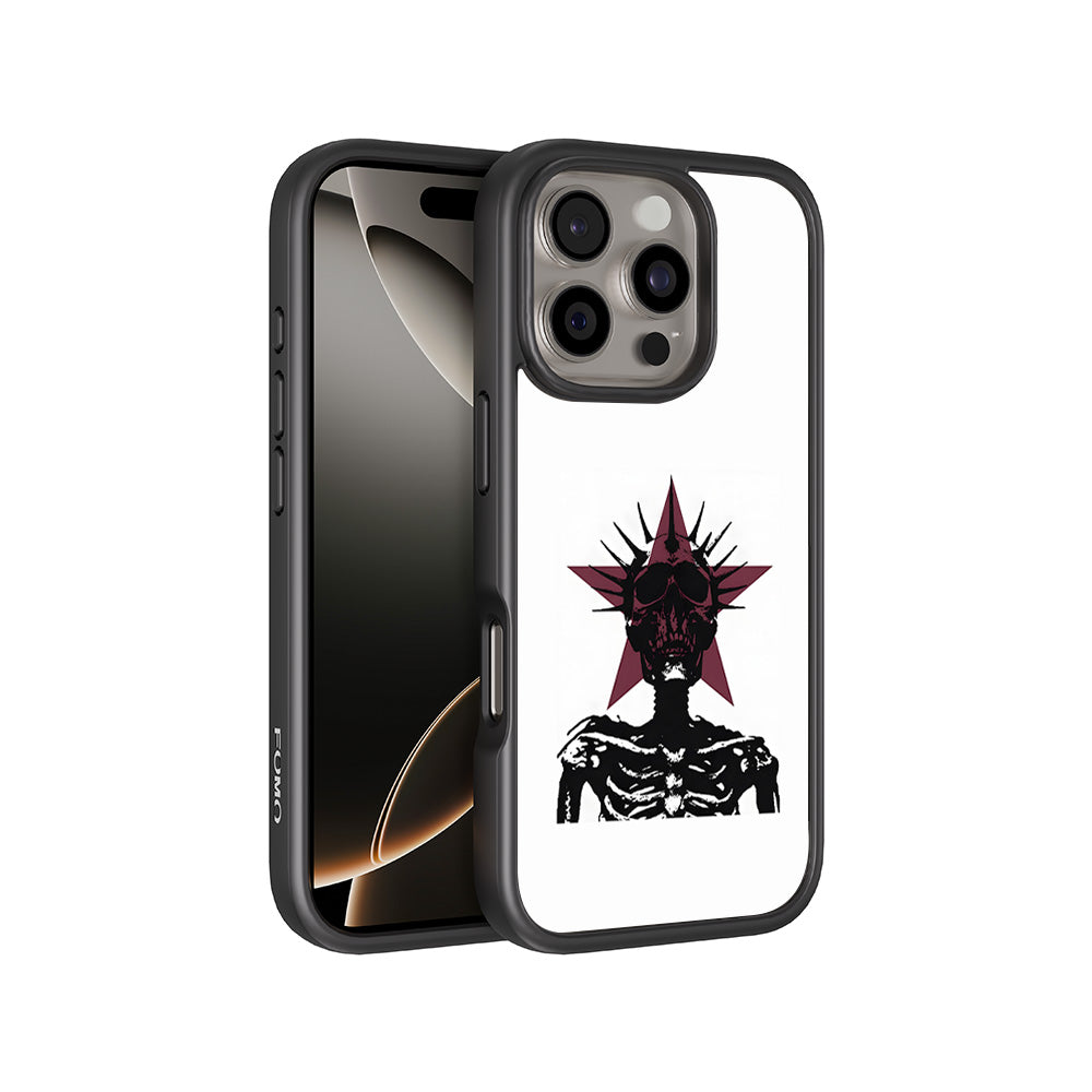Star Skull Rock 3D Skin with Shockguard Armour Magsafe Case for Apple iPhone 16 Pro Max