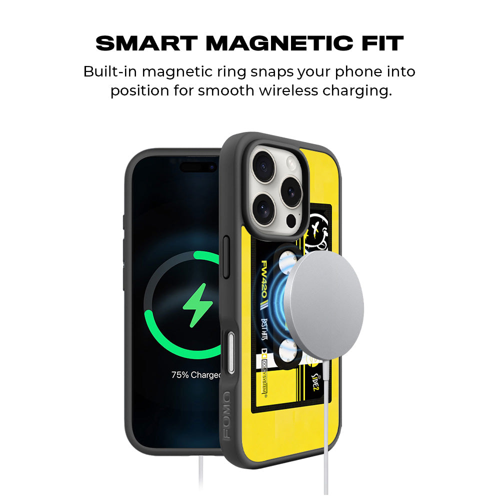 Meta Culture 3D Skin with Shockguard Armour Magsafe Case for Apple iPhone 16 Pro Max
