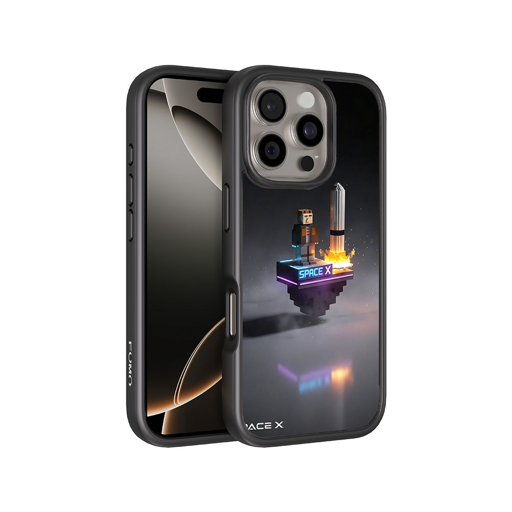 SpaceX Adventure 3D Skin with Shockguard Armour Magsafe Case for Apple iPhone 16 Pro