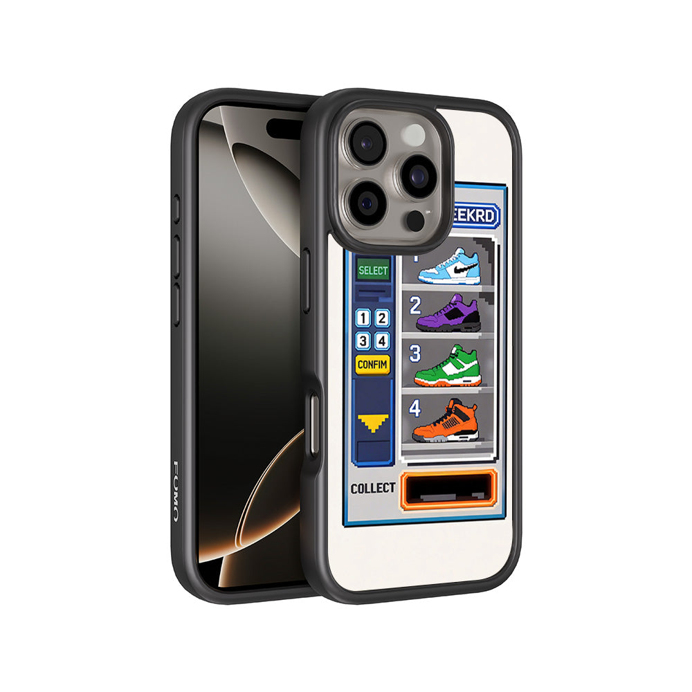 Sneaker Collecting Game 3D Skin with Shockguard Armour Magsafe Case for Apple iPhone 16 Pro