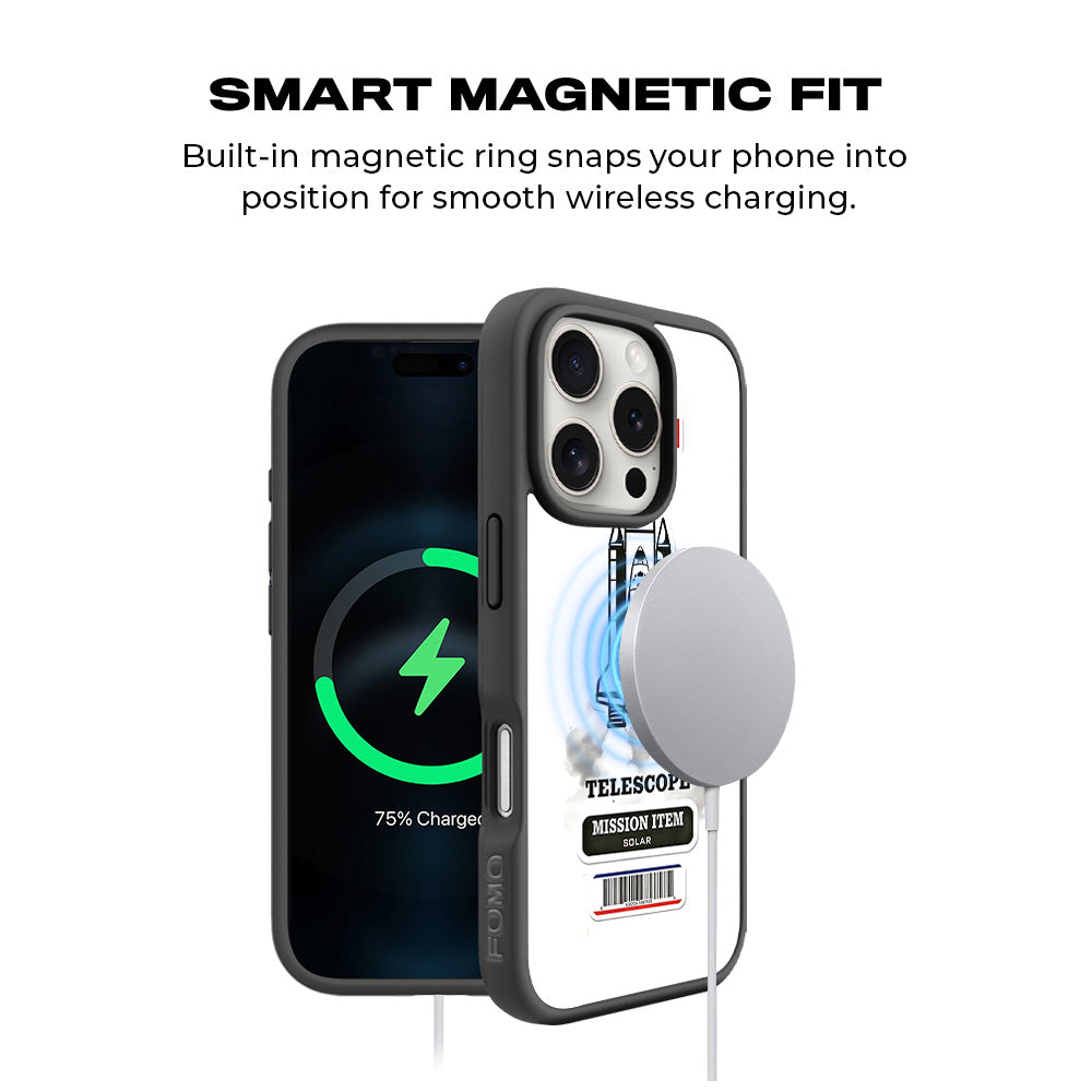 Space Mission NASA 3D Skin with Shockguard Armour Magsafe Case for Apple iPhone 16 Pro