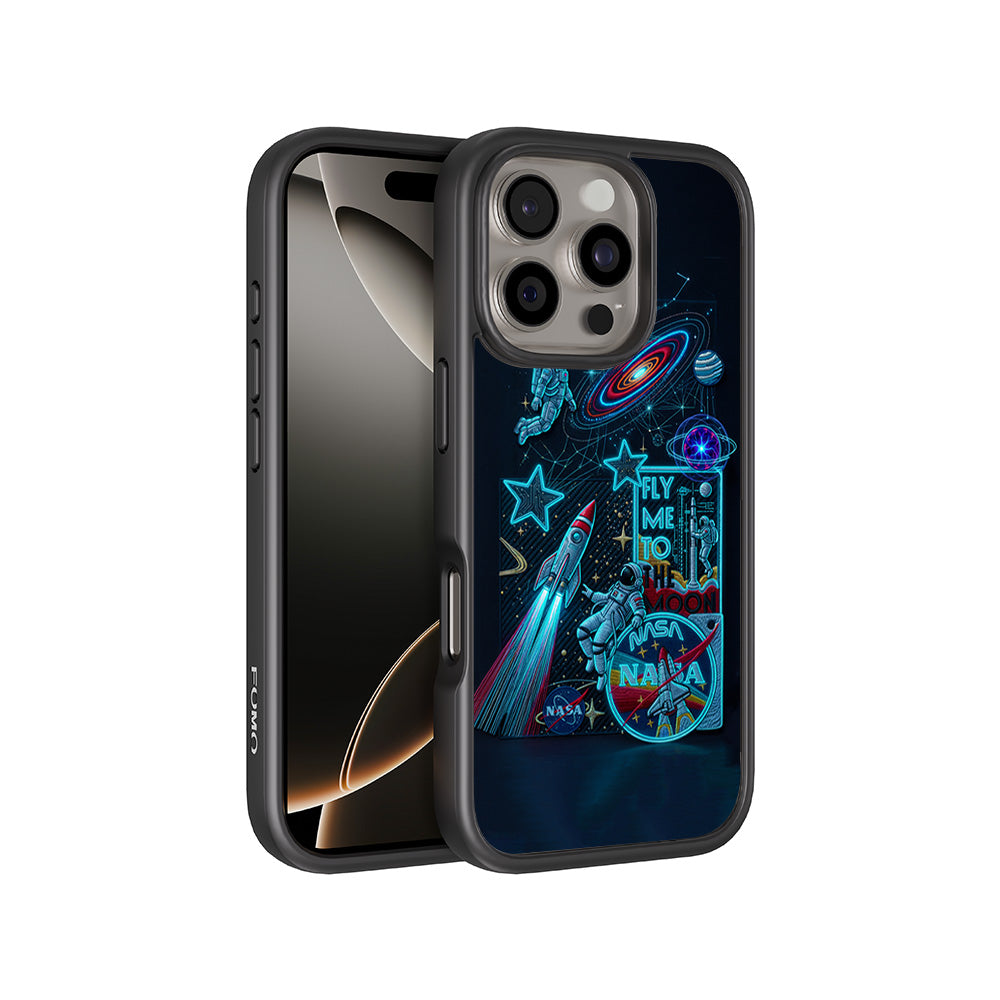 NASA Exploration 3D Skin with Shockguard Armour Magsafe Case for Apple iPhone 16 Pro and 16 Pro Max