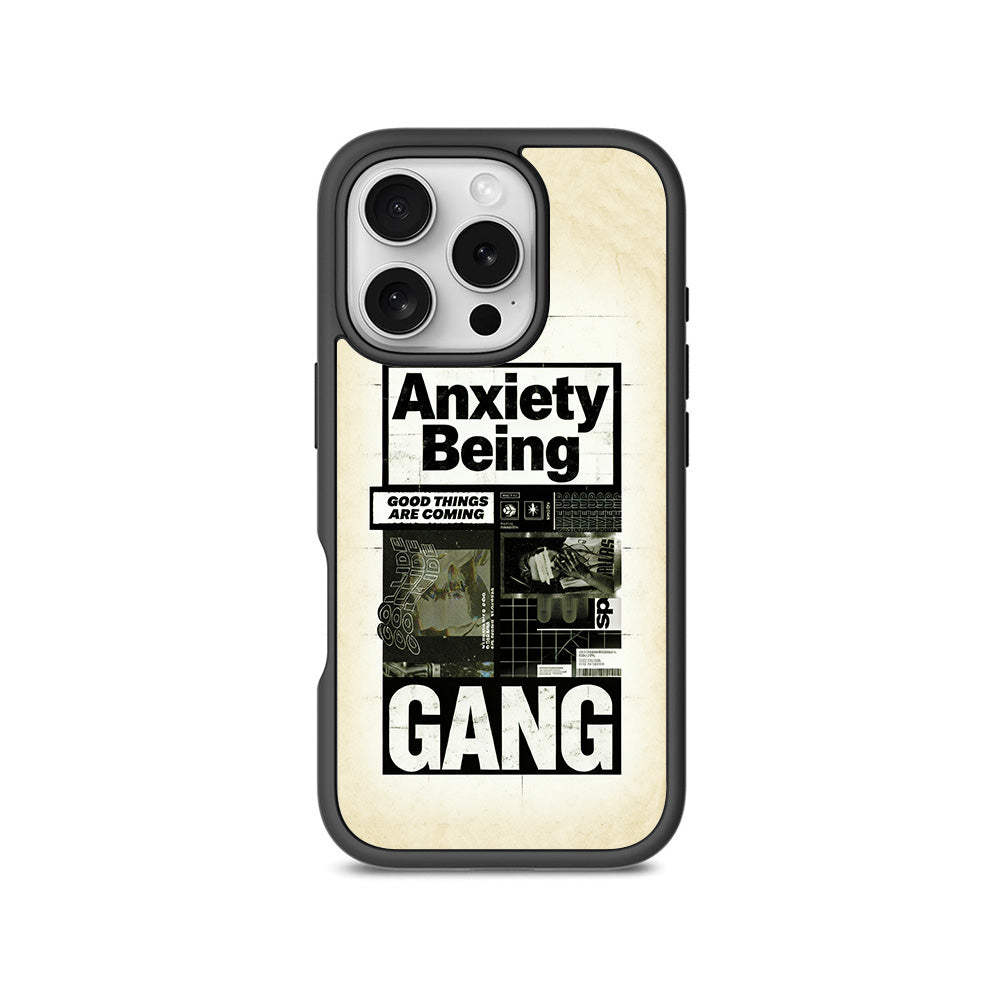 Anxiety Art 3D Skin with Shockguard Armour Magsafe Case for Apple iPhone 16 Pro