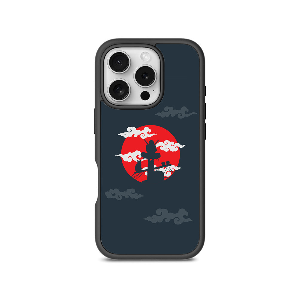 Itachi Uchiha Anime 3D Skin with Shockguard Armour Magsafe Case for Apple iPhone 16 Pro