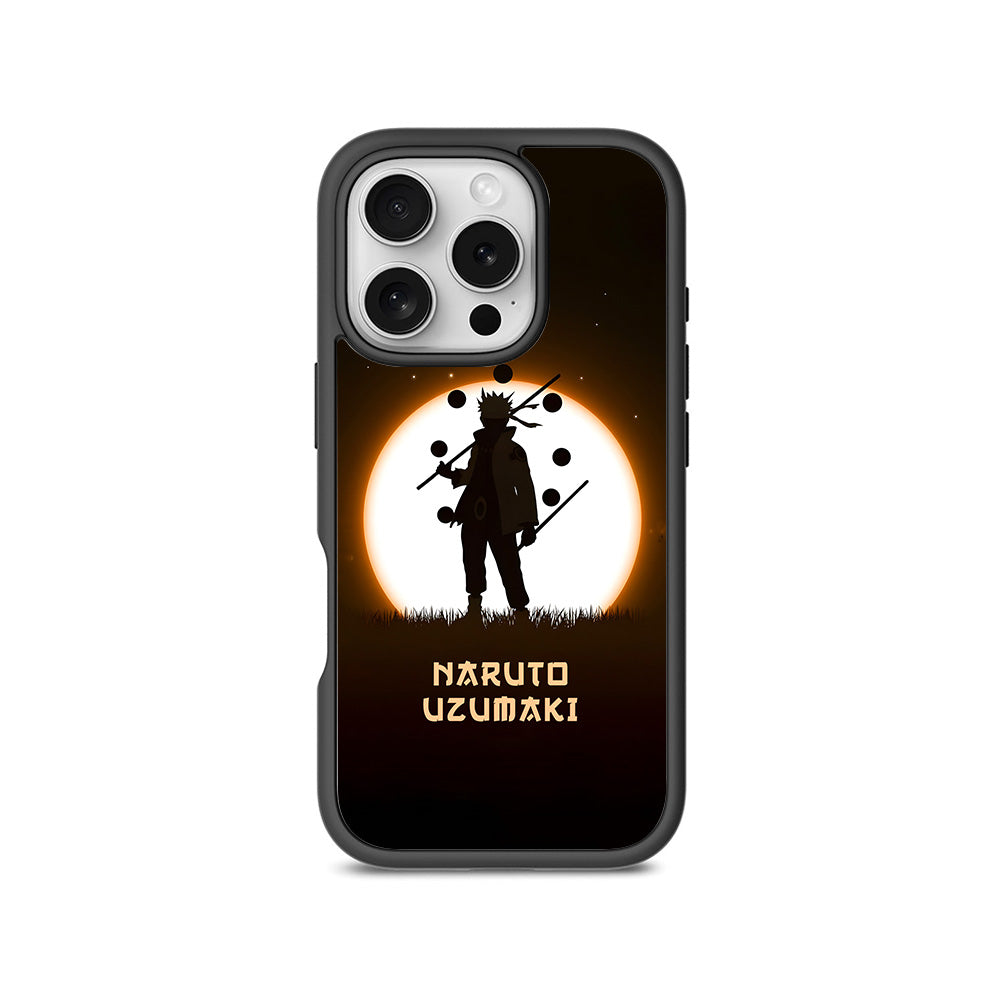 Uzumaki Naruto Anime 3D Skin with Shockguard Armour Magsafe Case for Apple iPhone 16 Pro