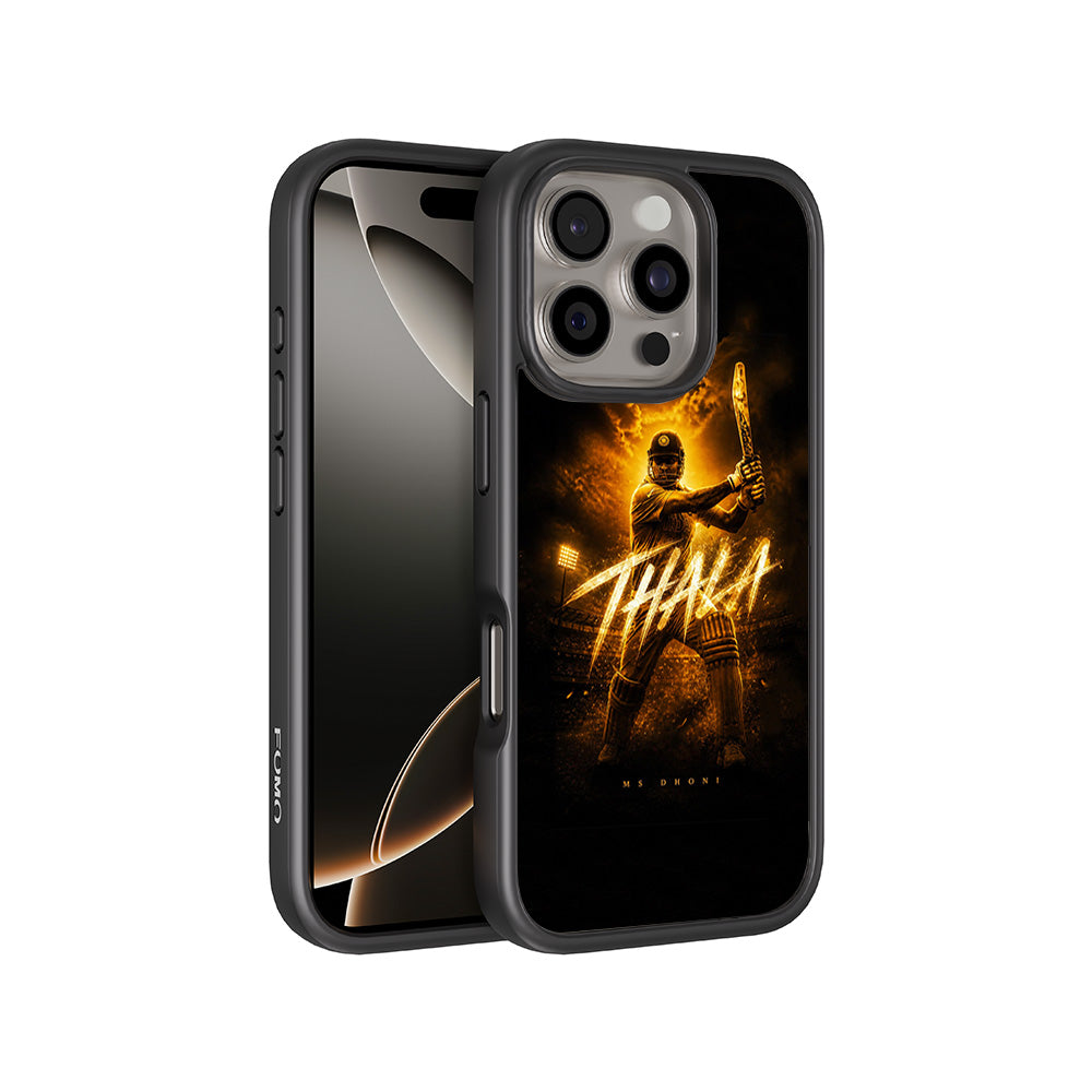 MS Dhoni THALA Cricket Sports 3D Skin with Shockguard Armour Magsafe Case for Apple iPhone 16 Pro Max